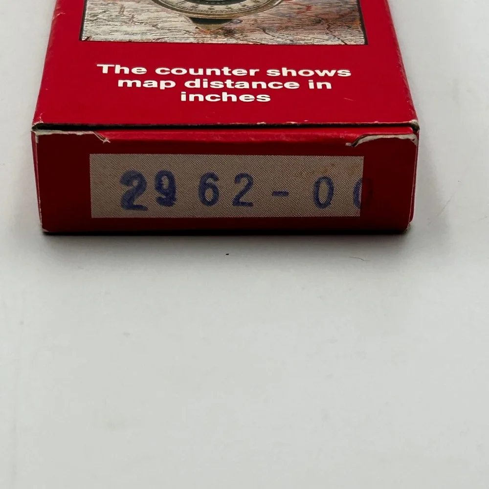 Brookstone Map Measurer Silver Opisometer Germany 2962 EUC with Box Instructions